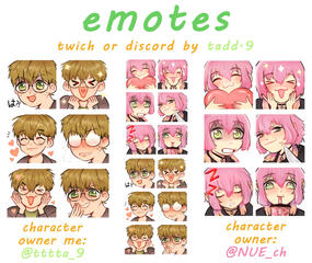 emotes commission's for discord or twitch